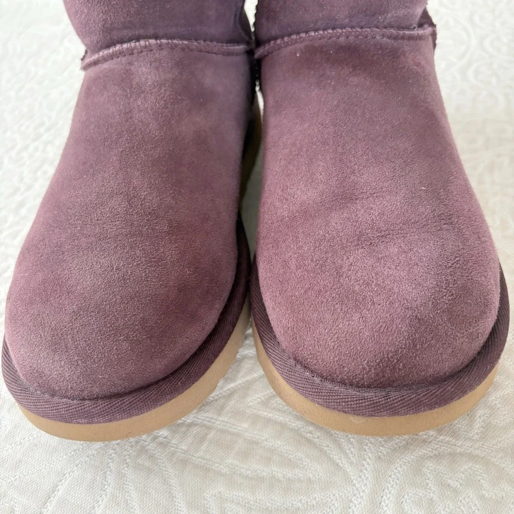 UGG Women's Classic Short II Shearling Boots,‎ Purple